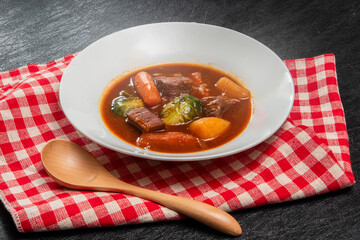 ビーフシチュー　Homemade beef stew set photo - 764911778