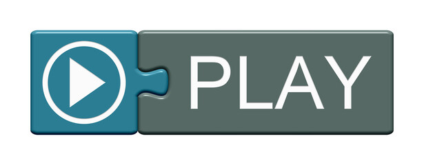 Play - Puzzle Button mit Dreieck - 764912723