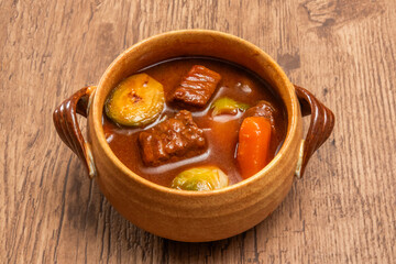 ビーフシチュー　Homemade beef stew set photo - 764913311