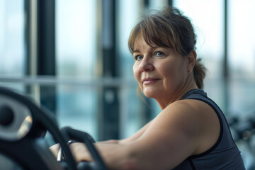 Woman Enjoying Workout