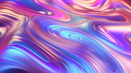 Abstract background colored stains and waves of liquid glossy paint