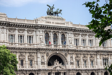 Fototapeta premium facade of the building