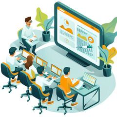 Interactive e-learning platform for professional development