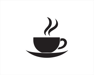Coffee cup icon vector design template. vector illustration