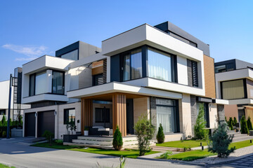 Modern homes and Town houses.