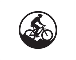 Bicycle icon vector illustration design template. Bicycle icon vector design template