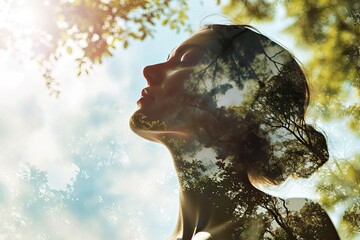 Healthy mind body and spirit. Wellness and health concept.