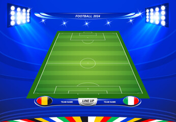 Vector info graphic statistics, score - soccer, football - 764941590