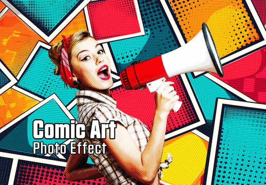 Comic Art Photo Effect