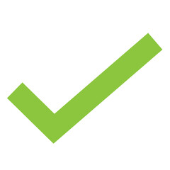 Green tick. Green check mark. Tick symbol, icon, sign in green color. Done. Stock vector illustration. green tick check mark icon vector