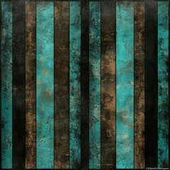 Cyan strips and dark brown stripes wallpaper design