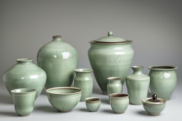 It is a celadon pottery with a beautiful blue color.
generative ai