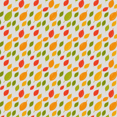 Seamless  leaf pattern design 