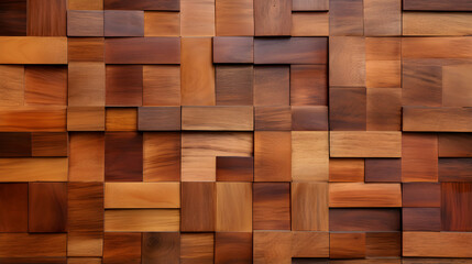 Background Of A Cubic Textured Wooden Wall, Wood Panel, Old Wood, Vintage Wood Background Image And Wallpaper