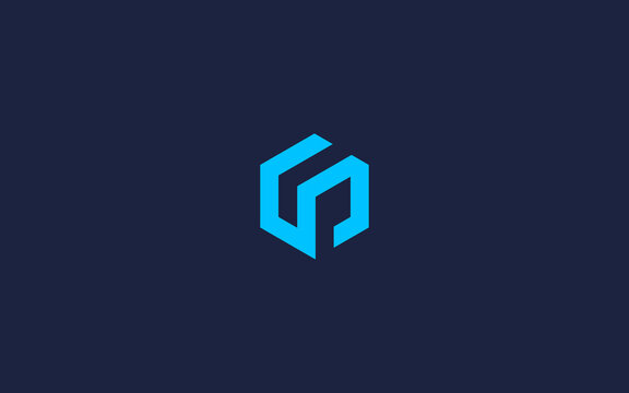 letter sp with hexagon logo icon design vector design template inspiration