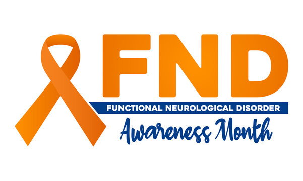 International FND Functional Neurological Disorder Awareness Month  vector illustration. 