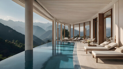 Serenity at Sunrise: A Luxurious Mountain Retreat