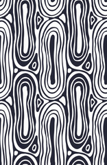 Vector Hand Drawn Seamless Ethnic Abstract Pattern. - 764970915