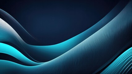 Vibrant gradient, Blue silver teal white grainy gradient color flow wave on black background