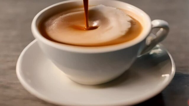 cup of coffee, 4k footage, videos, video clip, short video