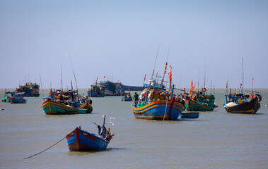 Fishing boats in the Harbour 