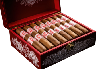 The Scarlet Stash: A Bountiful Box of Cigars.