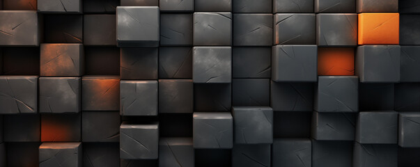 Cubic Abstract texture backgrpund, 3d geometric gradient shapes, concrete stone pattern, banner design