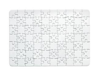 Puzzle simple pattern, transparent background