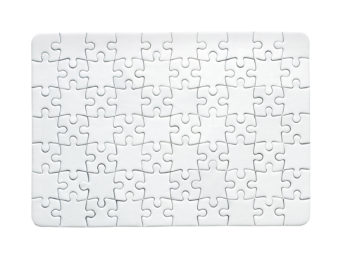 Puzzle simple pattern, transparent background