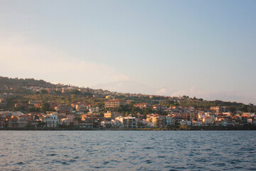 Fototapeta premium panorama of the city of taormina