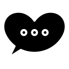chat love icon