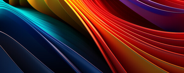 Abstract texture, 3d geometric gradient shapes, website banner, advertising banner