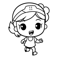 Cartoon nurse character vector design. Cute nurse vector design.