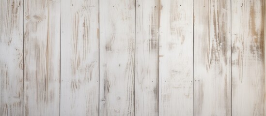 Obraz premium Close-up of a rustic and textured white wooden surface, ideal for backgrounds or design elements