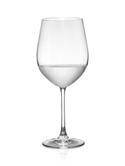 wine in a glass, transparent background