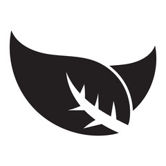 Leaf icon. Leaves icon. Leaves of trees and plants. Collection silhouette leaf. Elements design for natural, eco, bio, vegan labels. Vector illustration. silhouette leaf icon vector design.