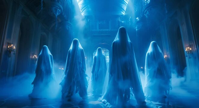 Phantasms hosting a ghostly fitness retreat