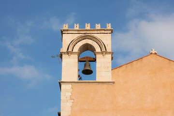 bell tower of the church