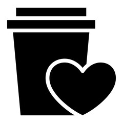 coffee with love icon