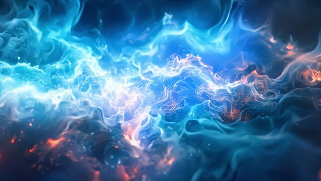blue fire, 4k footage, videos, video clip, short video