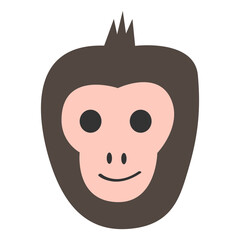 cute monkey vector illustration