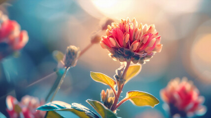 Beautiful gentle spring background. Beautiful simple AI generated image in 4K, unique. - obrazy, fototapety, plakaty