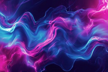 Fototapeta premium Captivating Abstract colorful fluid. Art wave. Generate Ai