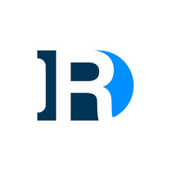 the logo consists of the monogram letter R and letter D abstract motive. Fill and elegant.