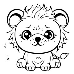 Cute cartoon hedgehog on a white background.
