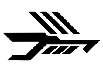 icon a abstract line