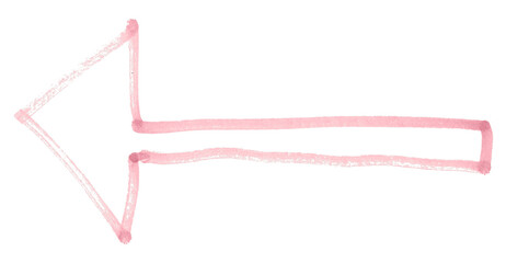 pink arrows isolated on transparent background