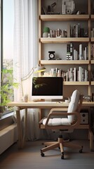Modern Home office Setup. Interior Design