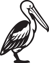 Fototapeta premium illustration of a pelican