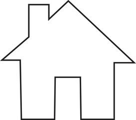 house icon set. flat style icon for web site design, logo, app, UI isolated on white background. Vector illustration. eps 